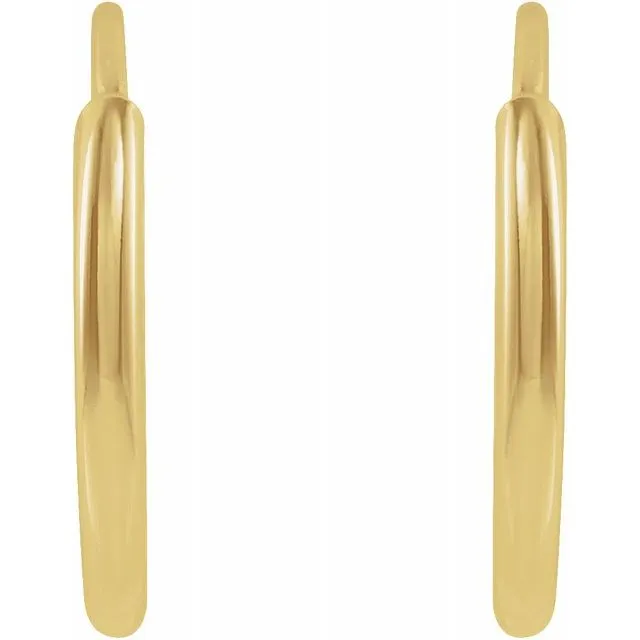 14K Yellow Huggies